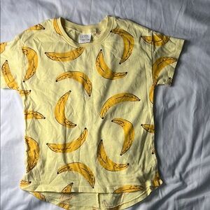 Zara Kids (3-4yrs) Yellow Banana Graphic Tee